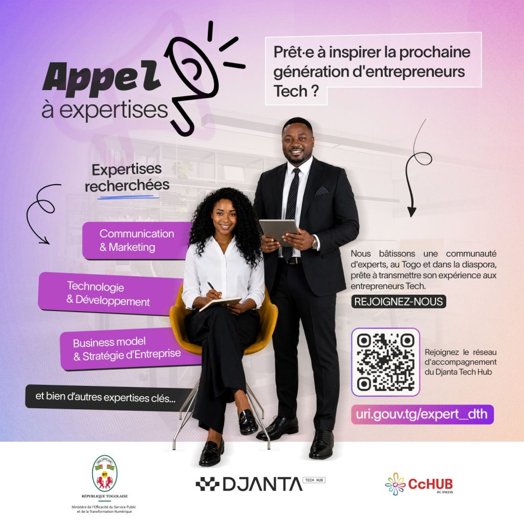 Djanta Tech Hub appel à experts
